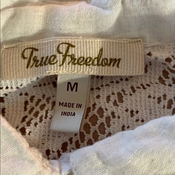 White button down lace sleeves - Picture 4 of 4